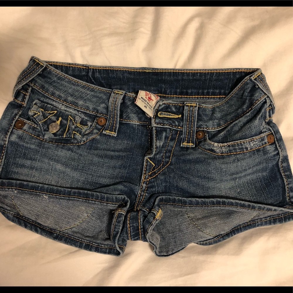 True Religion jean shorts